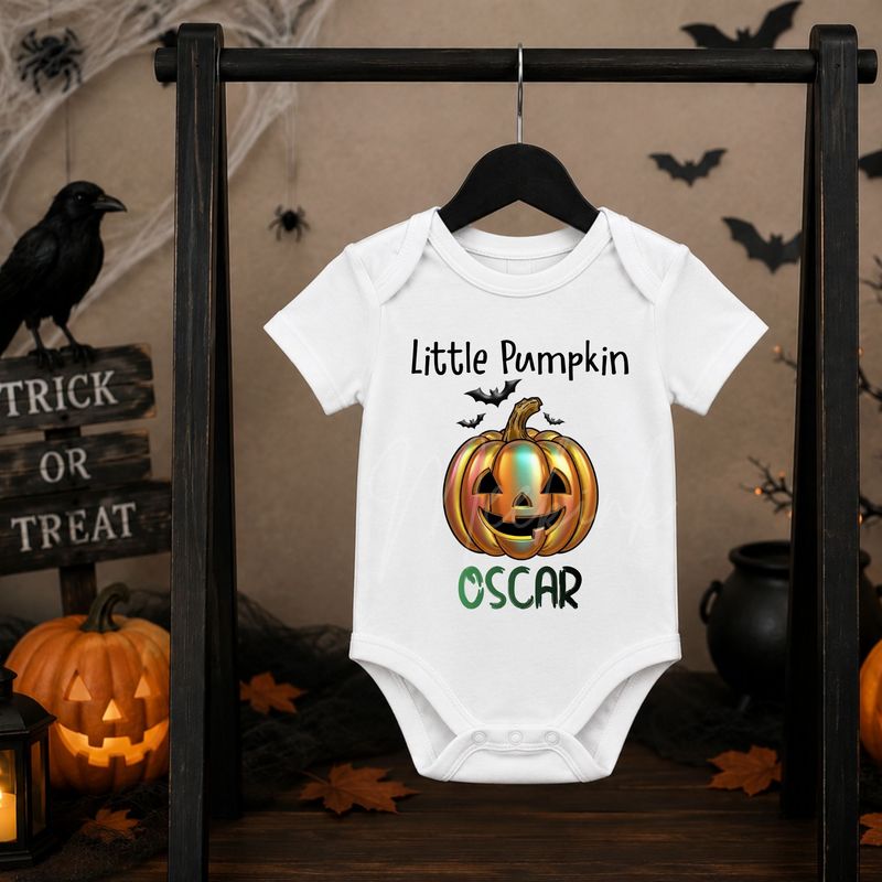 Little Pumpkin UVDTF or DTF Decal