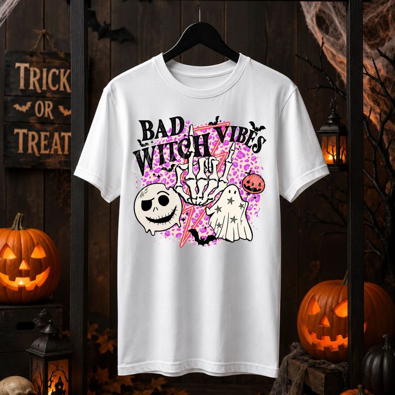 Bad Witch Vibes UVDTF or DTF Decal