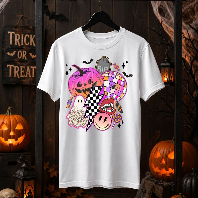 Spooky Retro UVDTF or DTF Decal