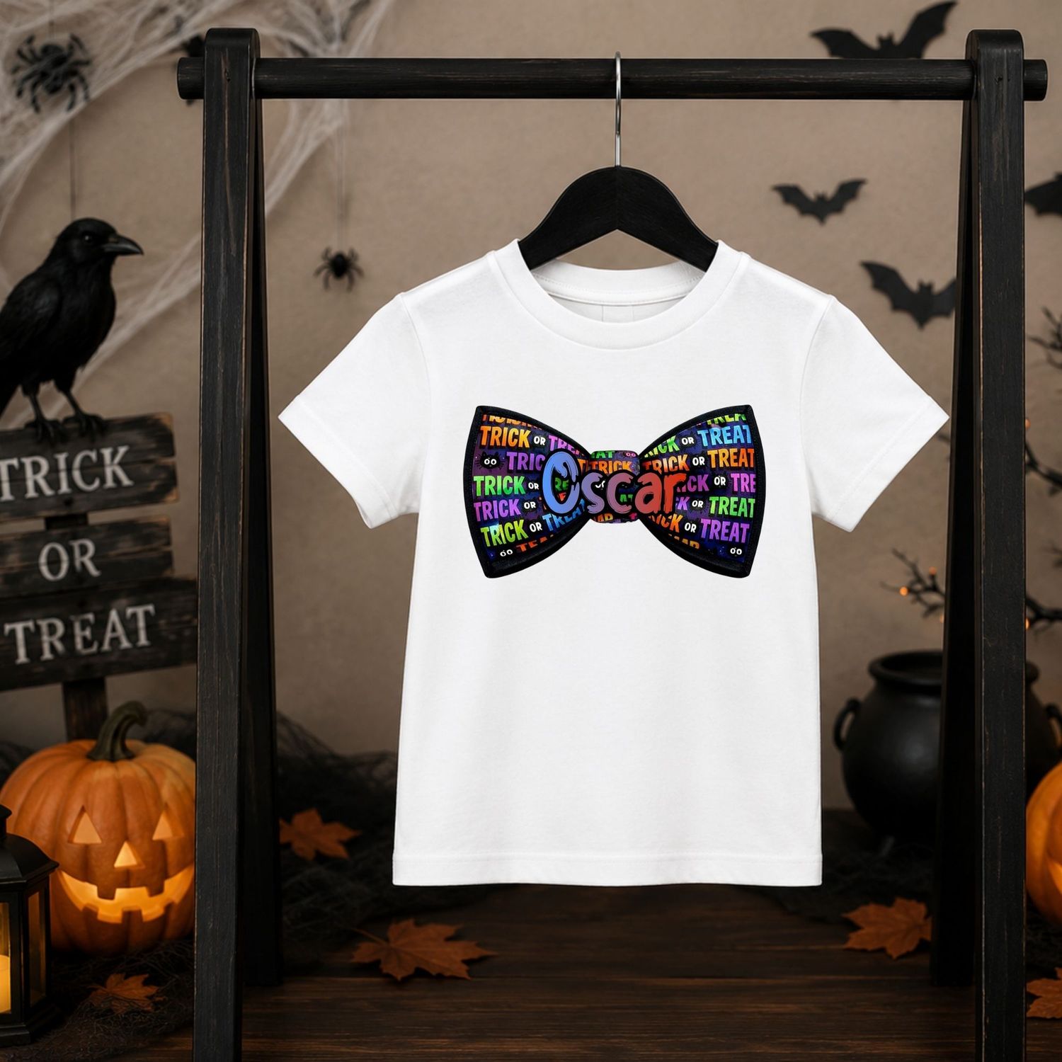 Trick Or Treat Dicky Bow UVDTF or DTF Decal