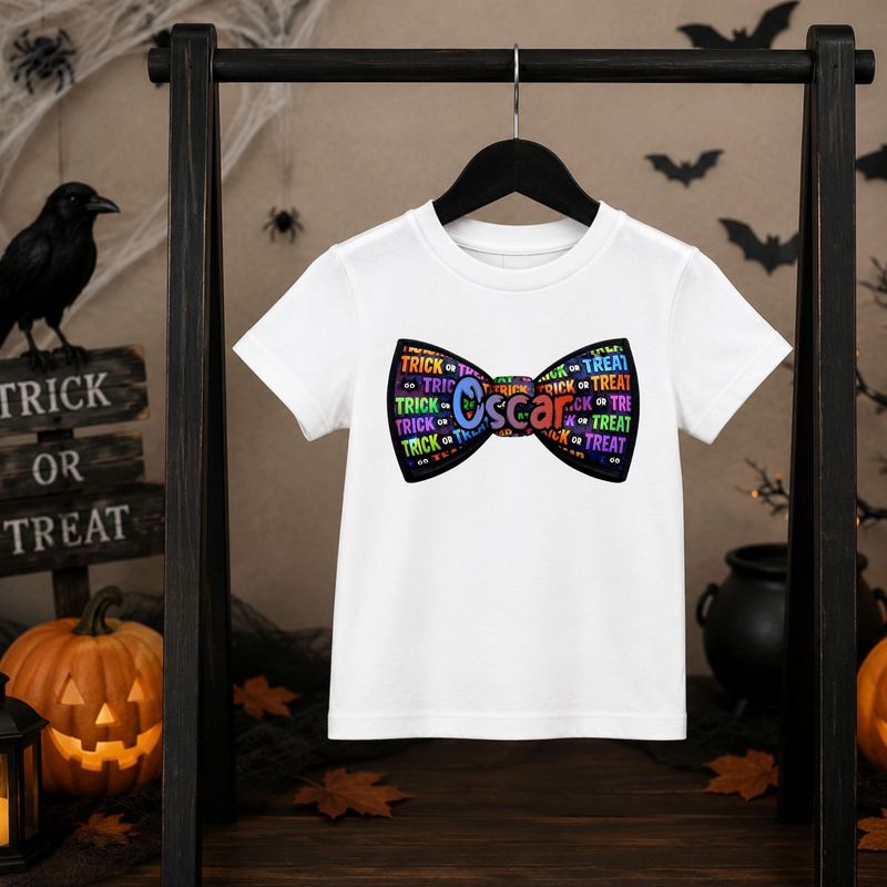 Trick Or Treat Dicky Bow UVDTF or DTF Decal