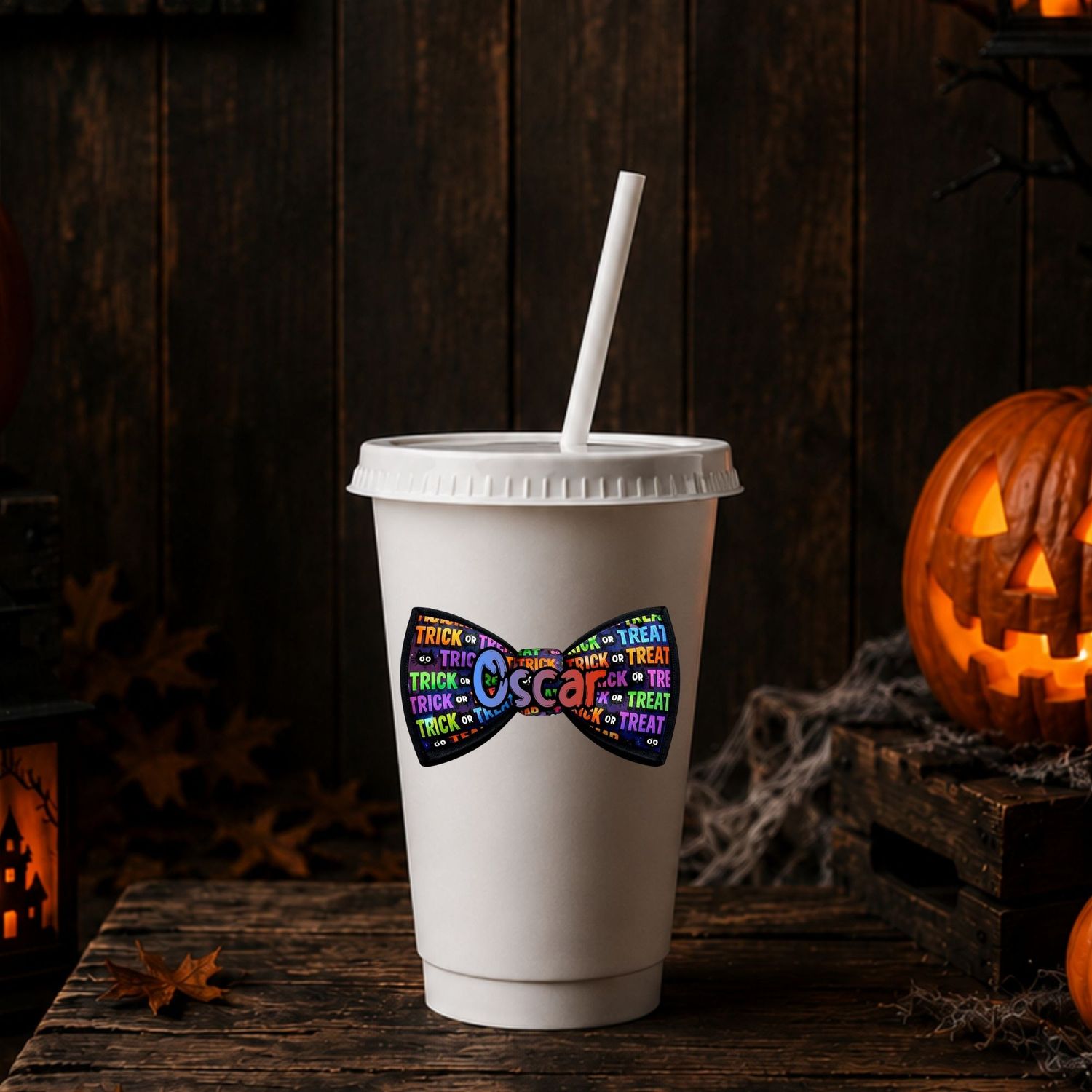 Trick Or Treat Dicky Bow UVDTF or DTF Decal