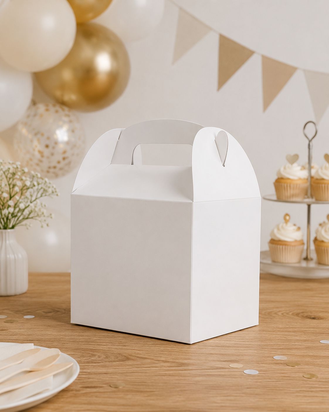 White Party Box 16x9.5 cm