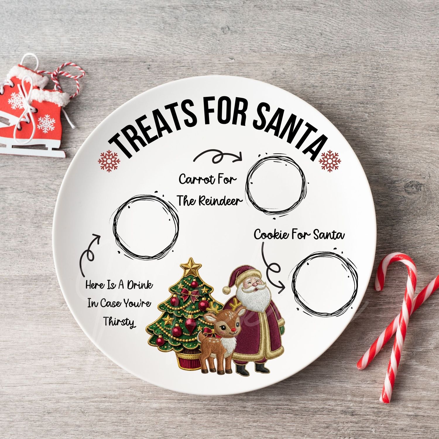 Traditional Christmas Eve Treat Design 1 UVDTF or DTF