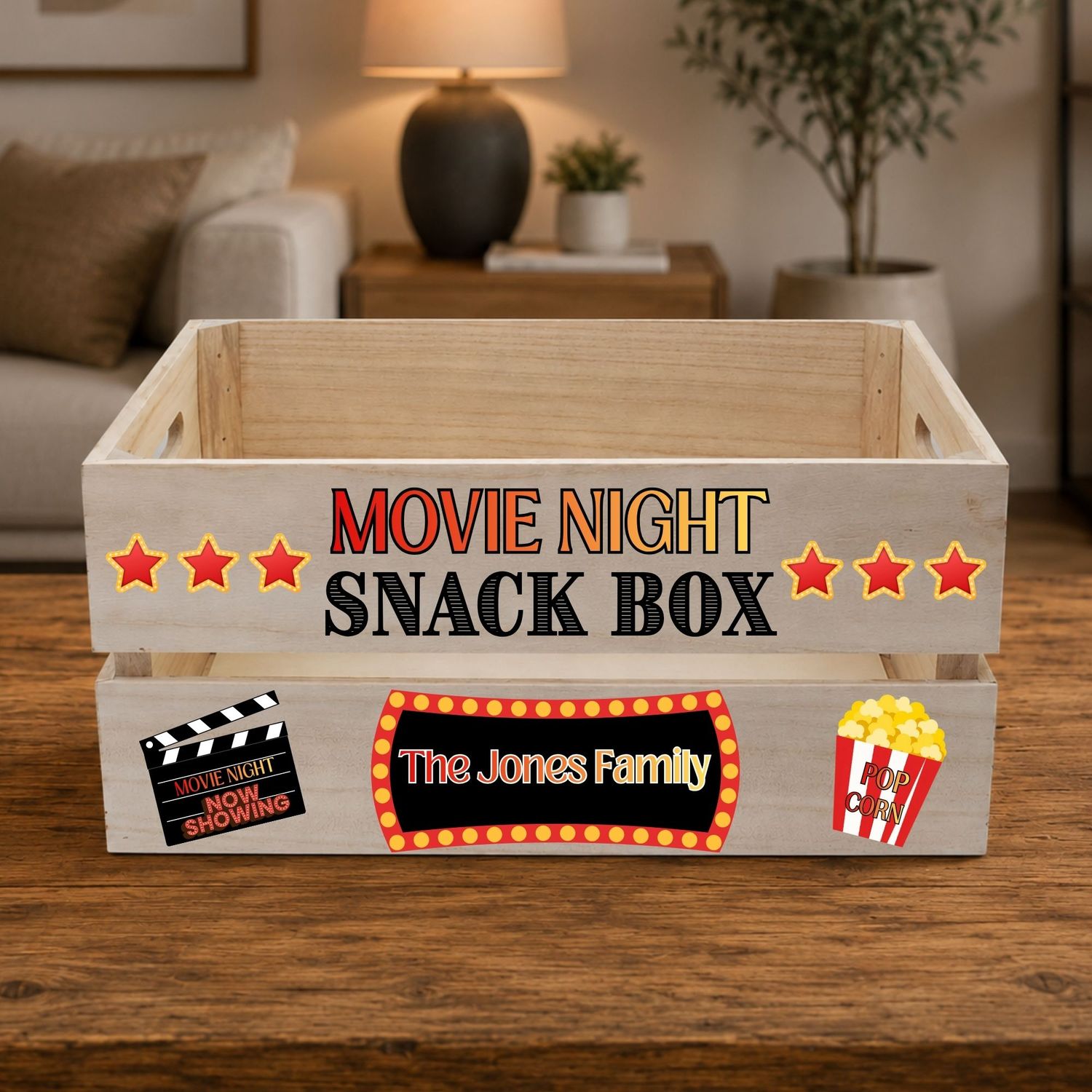 Movie Night Snack Box UVDTF Or DTF Decal