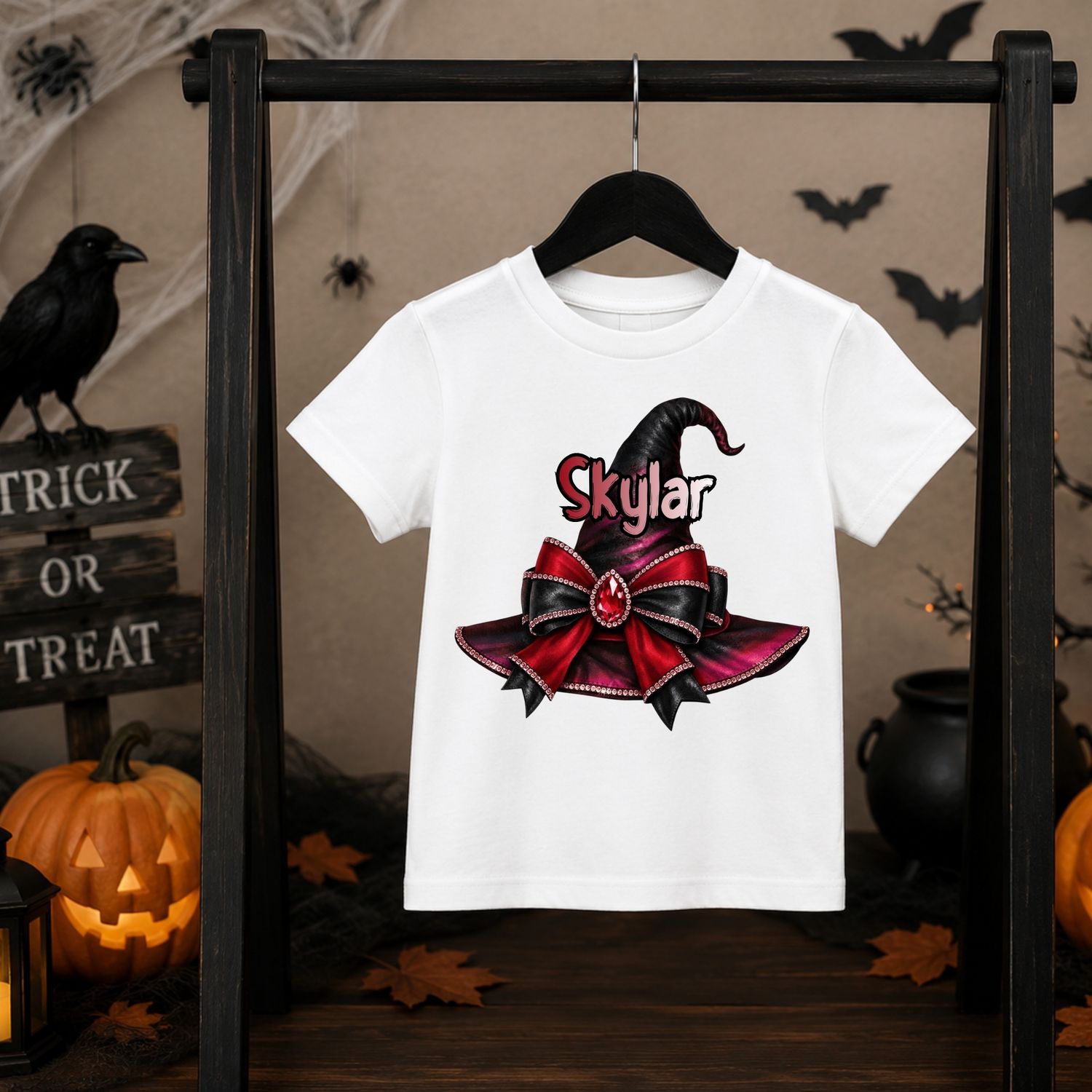 Red Witch Hat UVDTF or DTF Decal
