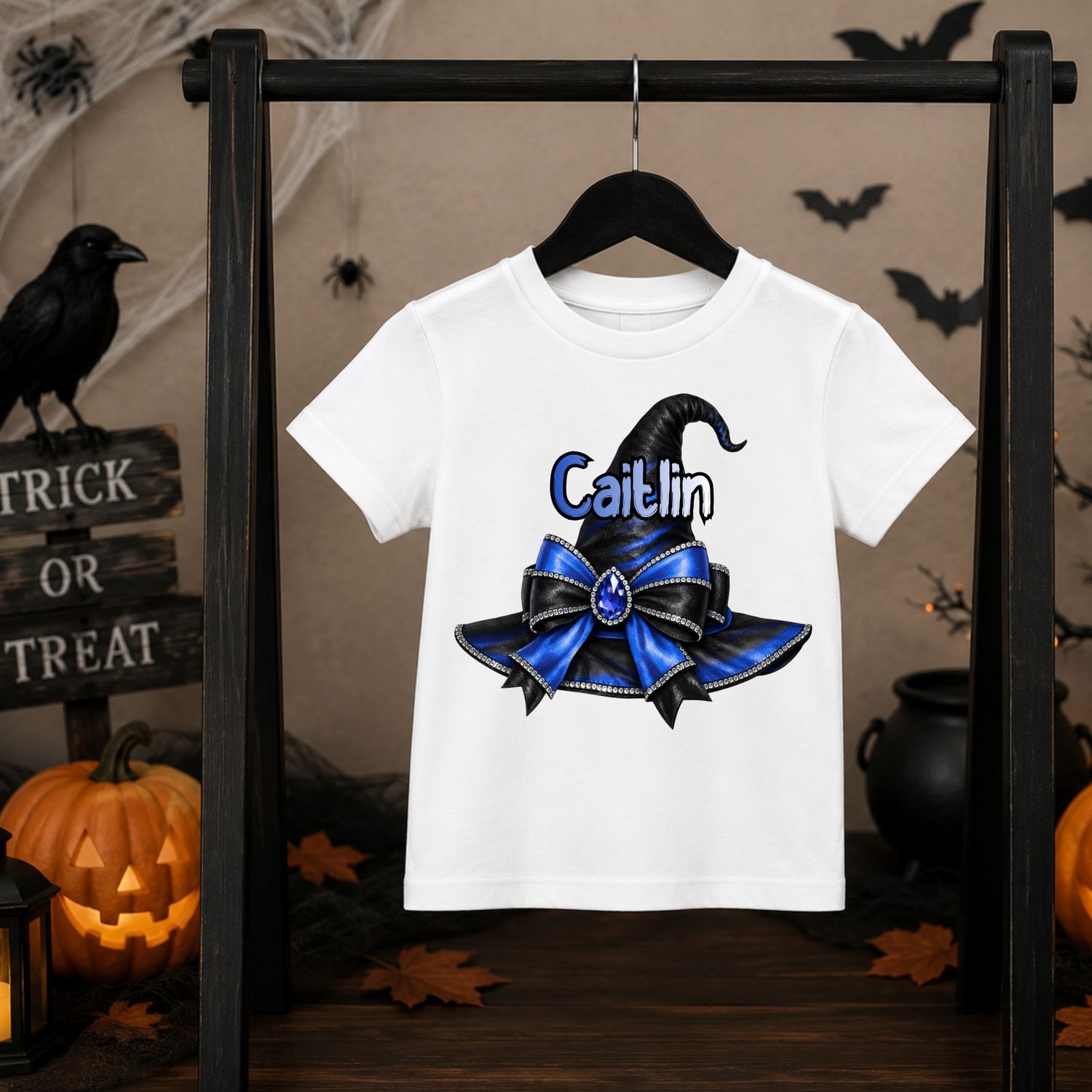 Blue Witch Hat UVDTF or DTF Decal