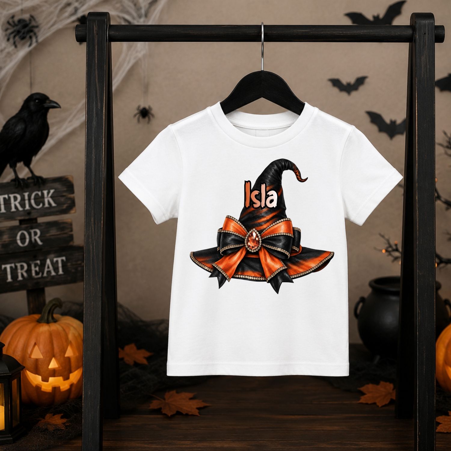 Orange Witch Hat UVDTF or DTF Decal