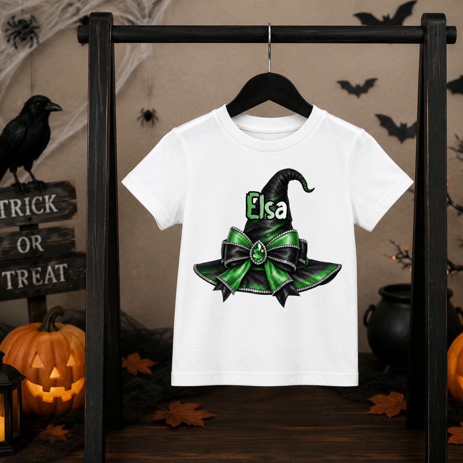 Green Witch Hat UVDTF or DTF Decal