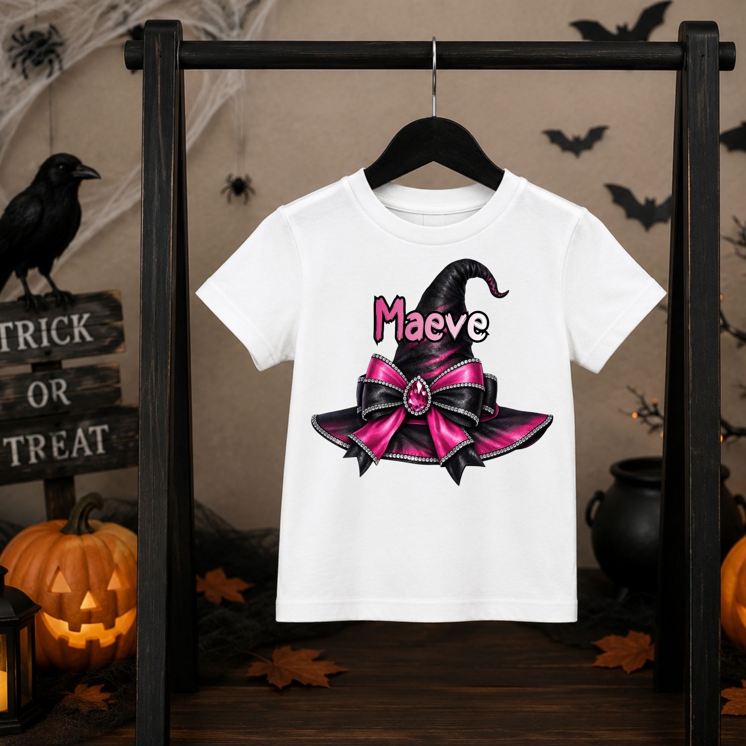 Pink Witch Hat UVDTF or DTF Decal