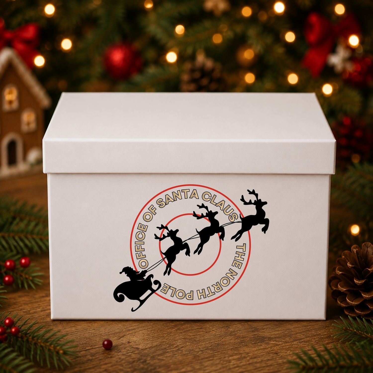 Office Of Santa Claus DTF or UVDTF Decal