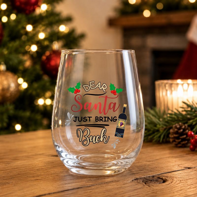 Santa Buck DTF or UVDTF Decal