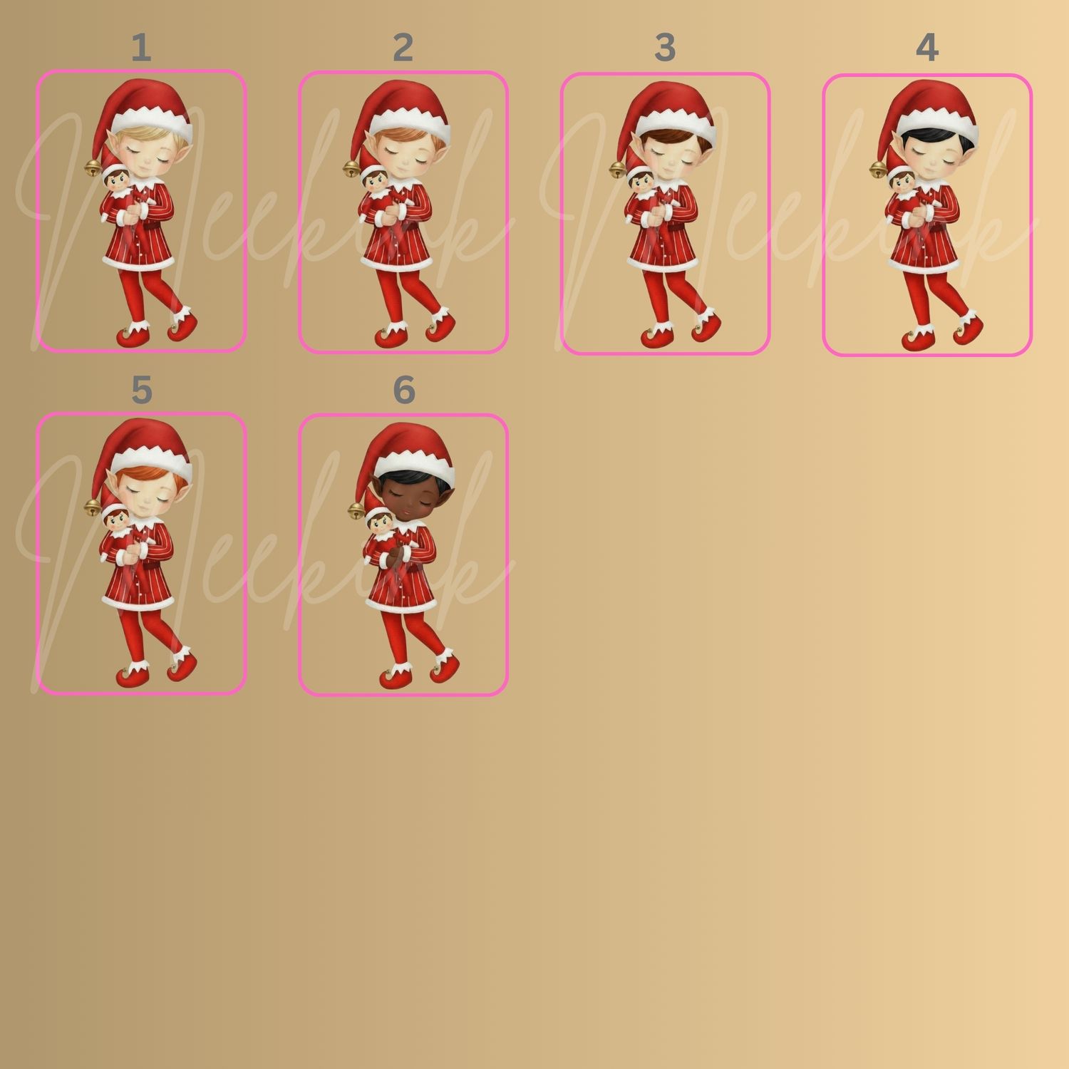 Elf &amp; Friend I'm Back Boy Standing DTF or UVDTF Decal