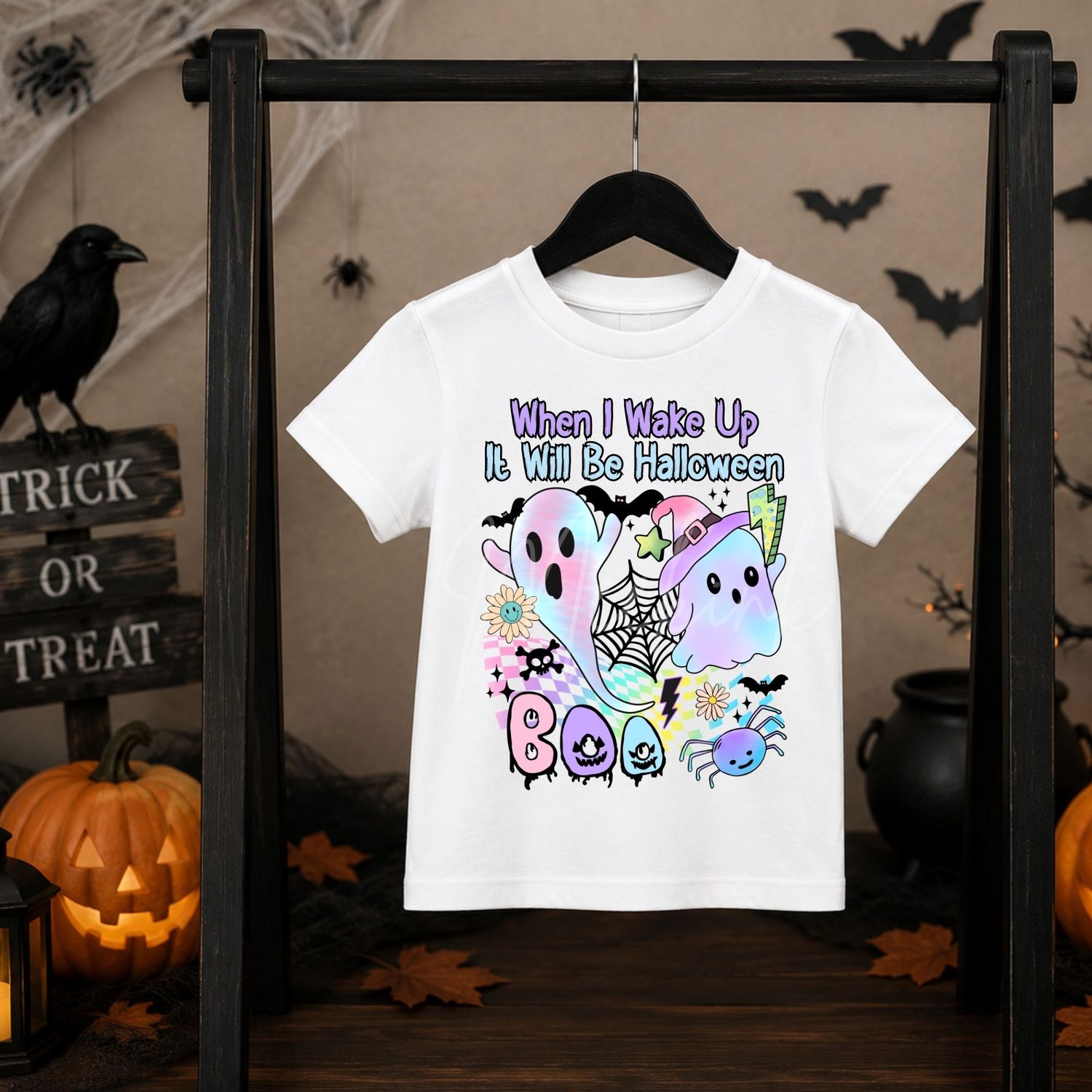 When I Wake Up Halloween UVDTF or DTF Decal