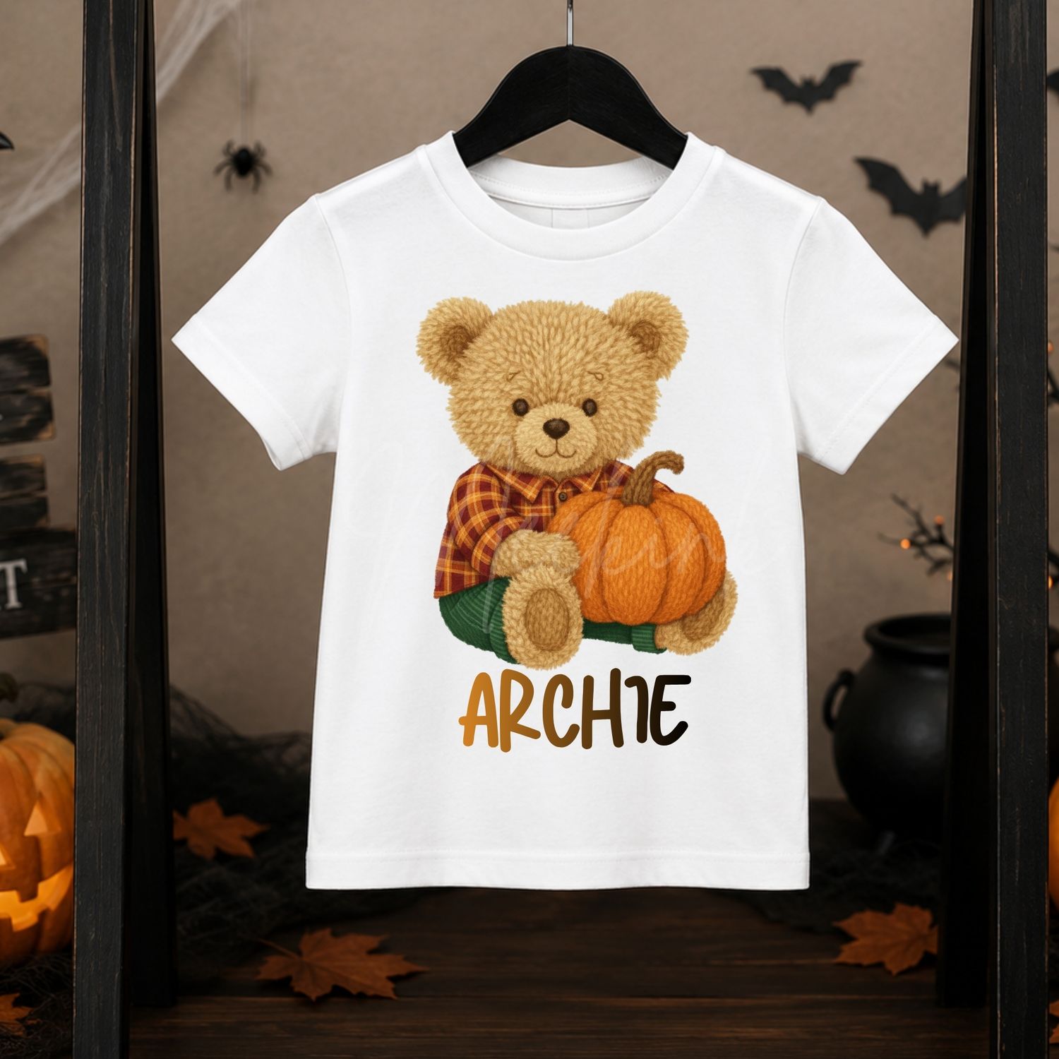 Pumpkin Ted UVDTF or DTF Decal