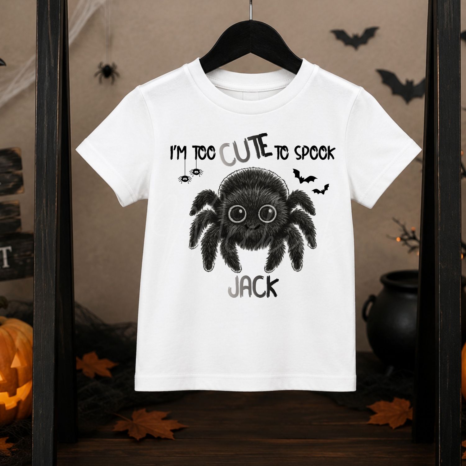 Too Cute To Spook Spidey UVDTF or DTF Decal