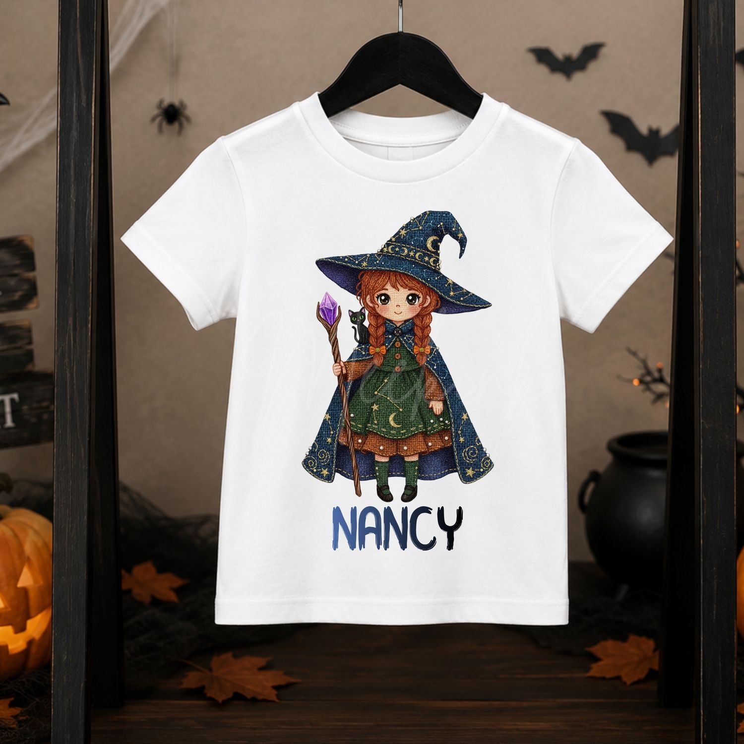 Girly Wizard Halloween UVDTF or DTF Decal