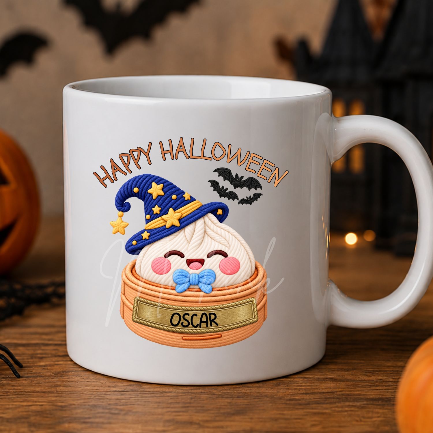 Dumpling Wizard Halloween UVDTF or DTF Decal