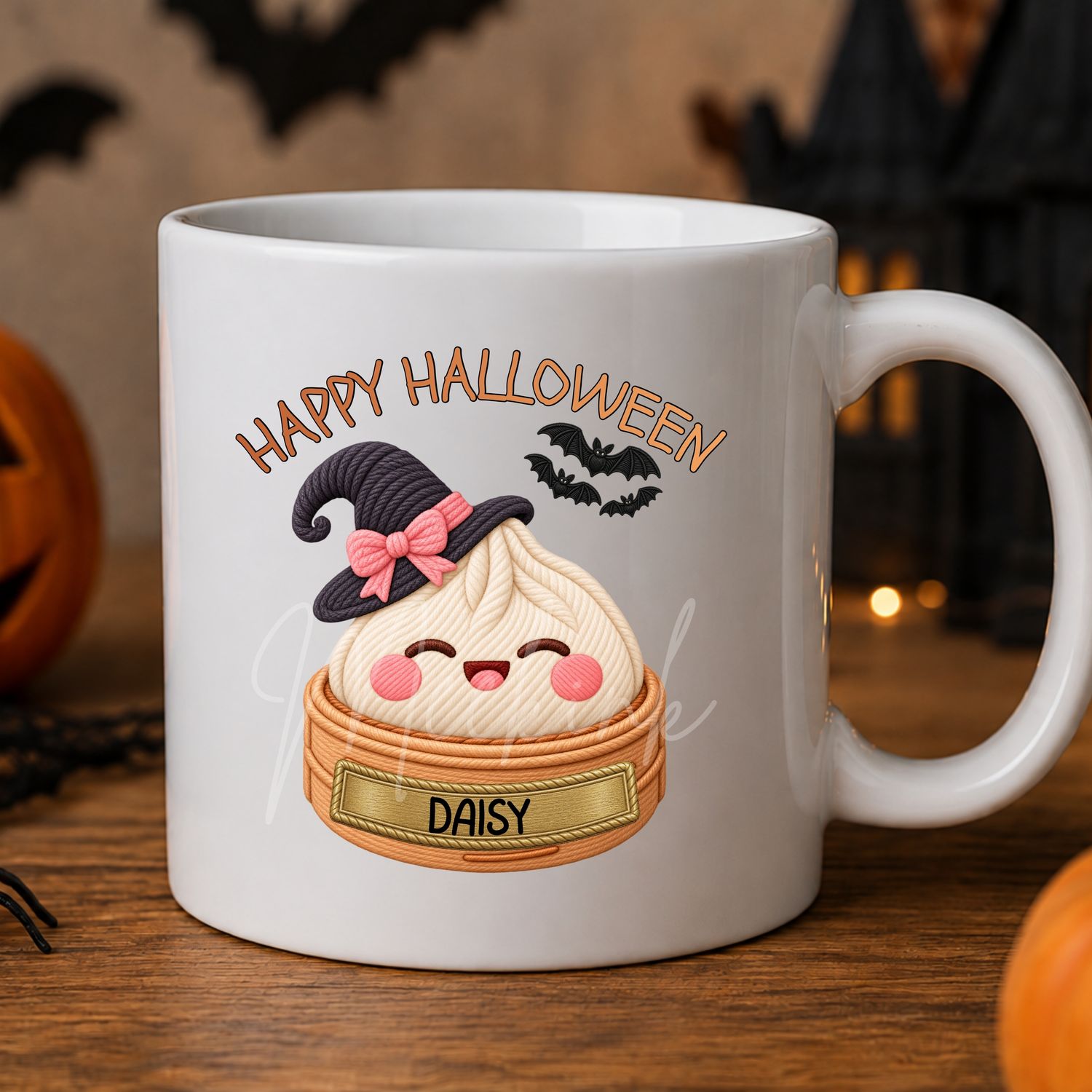 Dumpling Witch Halloween UVDTF or DTF Decal