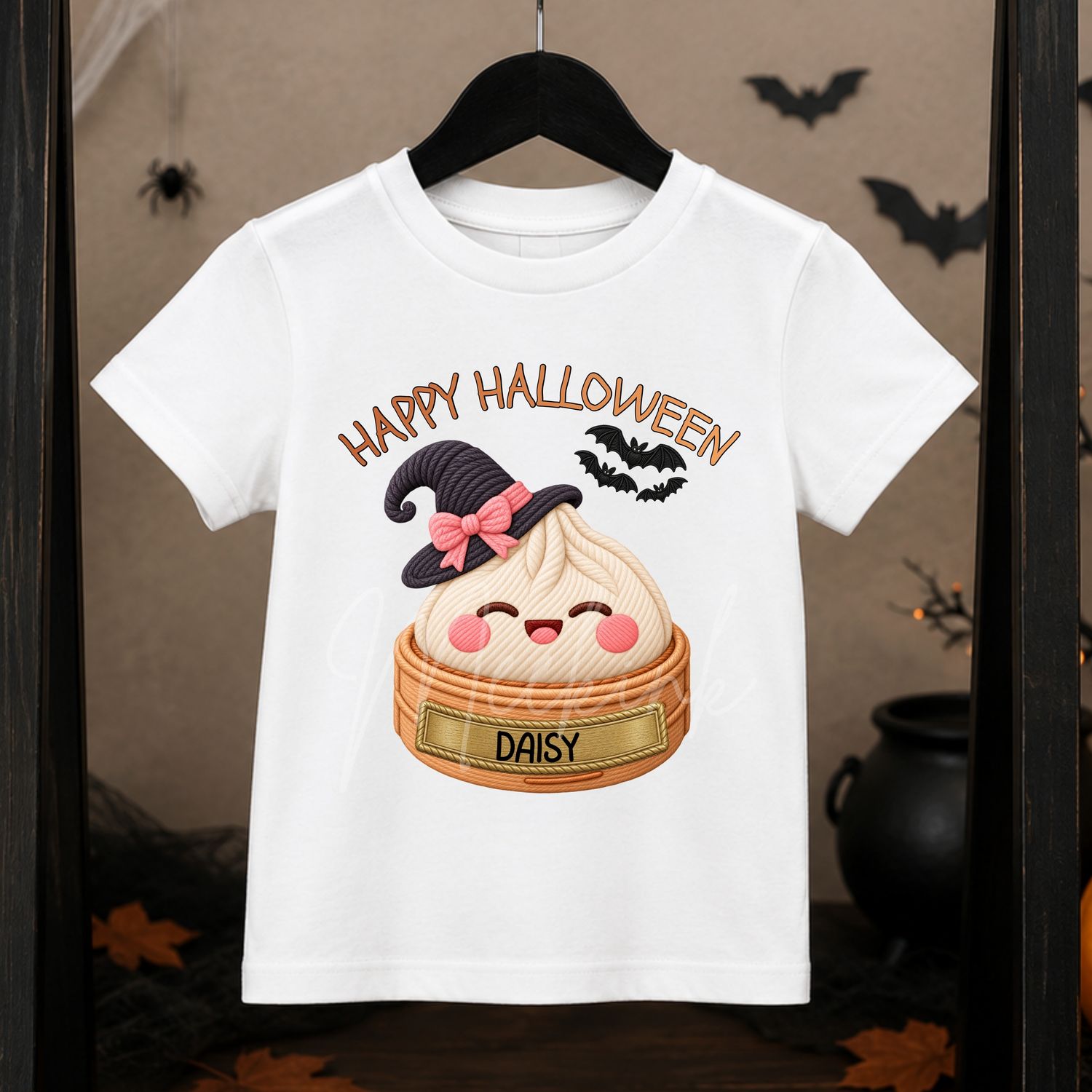 Dumpling Witch Halloween UVDTF or DTF Decal