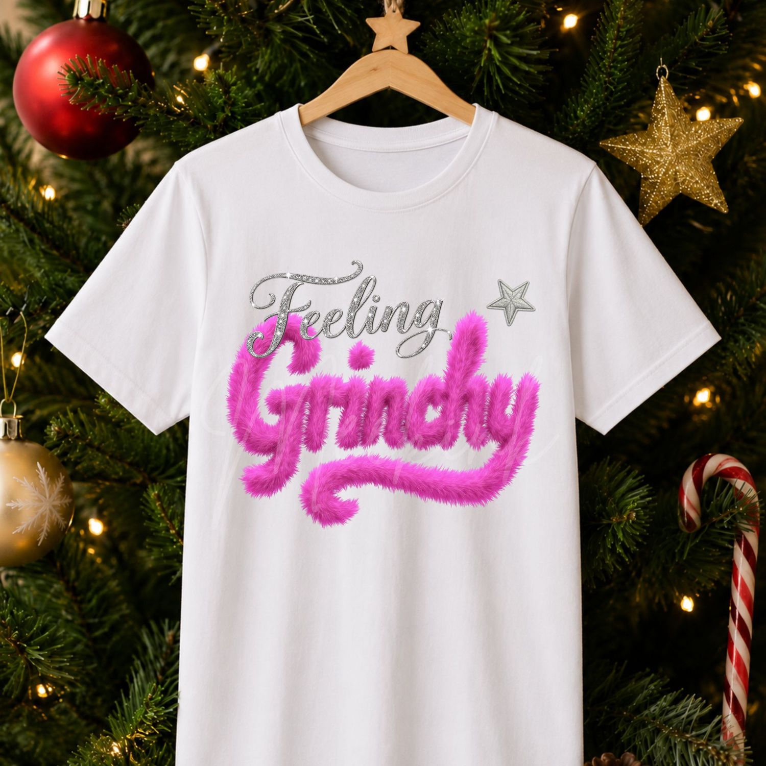 Feeling Grinchy Pink UVDTF or DTF Decal