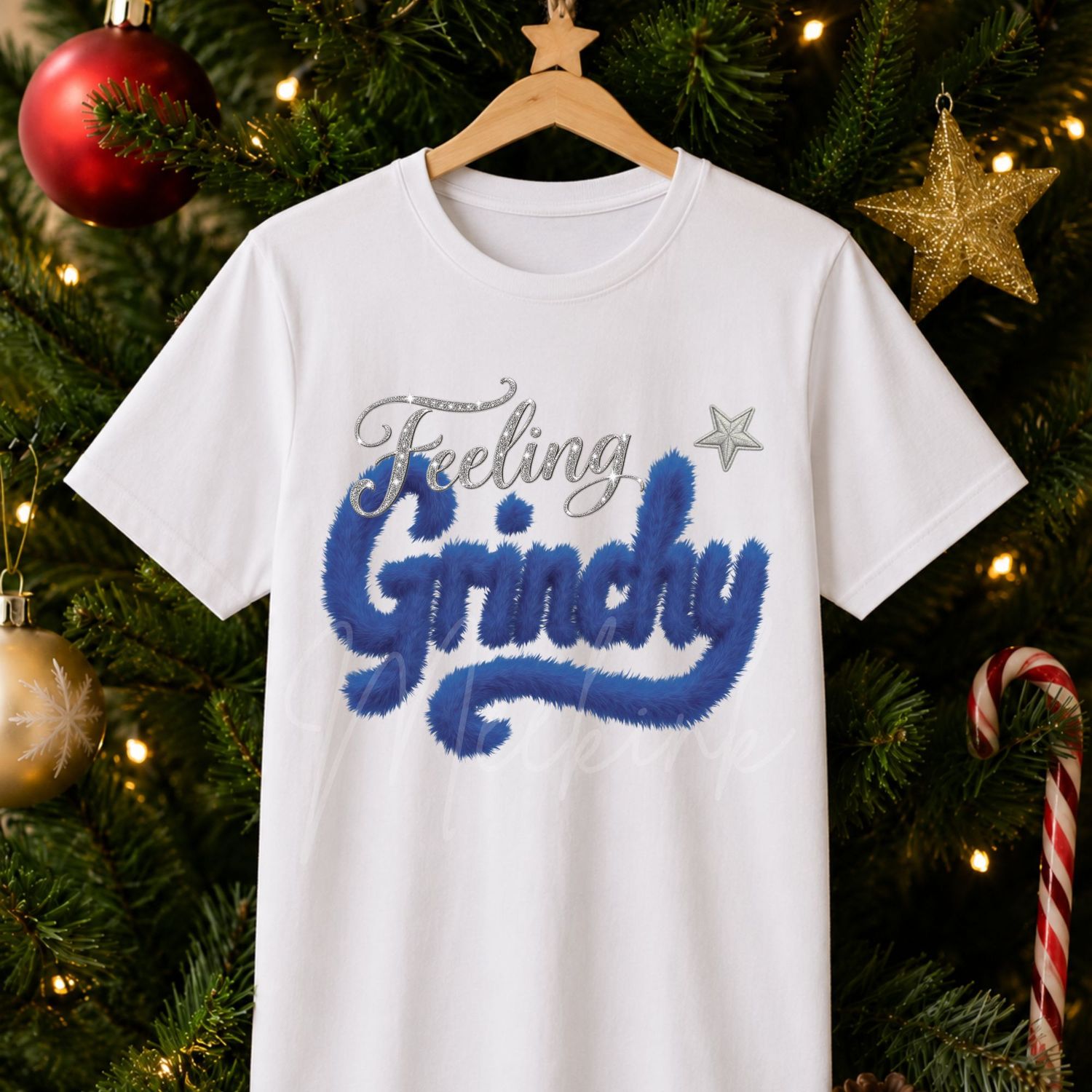 Feeling Grinchy Blue UVDTF or DTF Decal