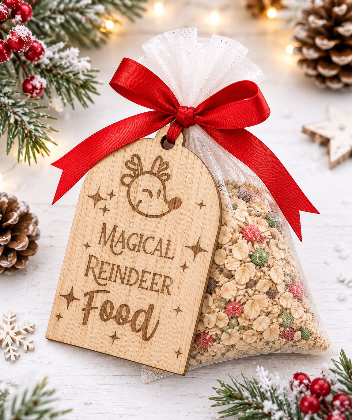 Magical Reindeer Food - 4mm Oak Veneered