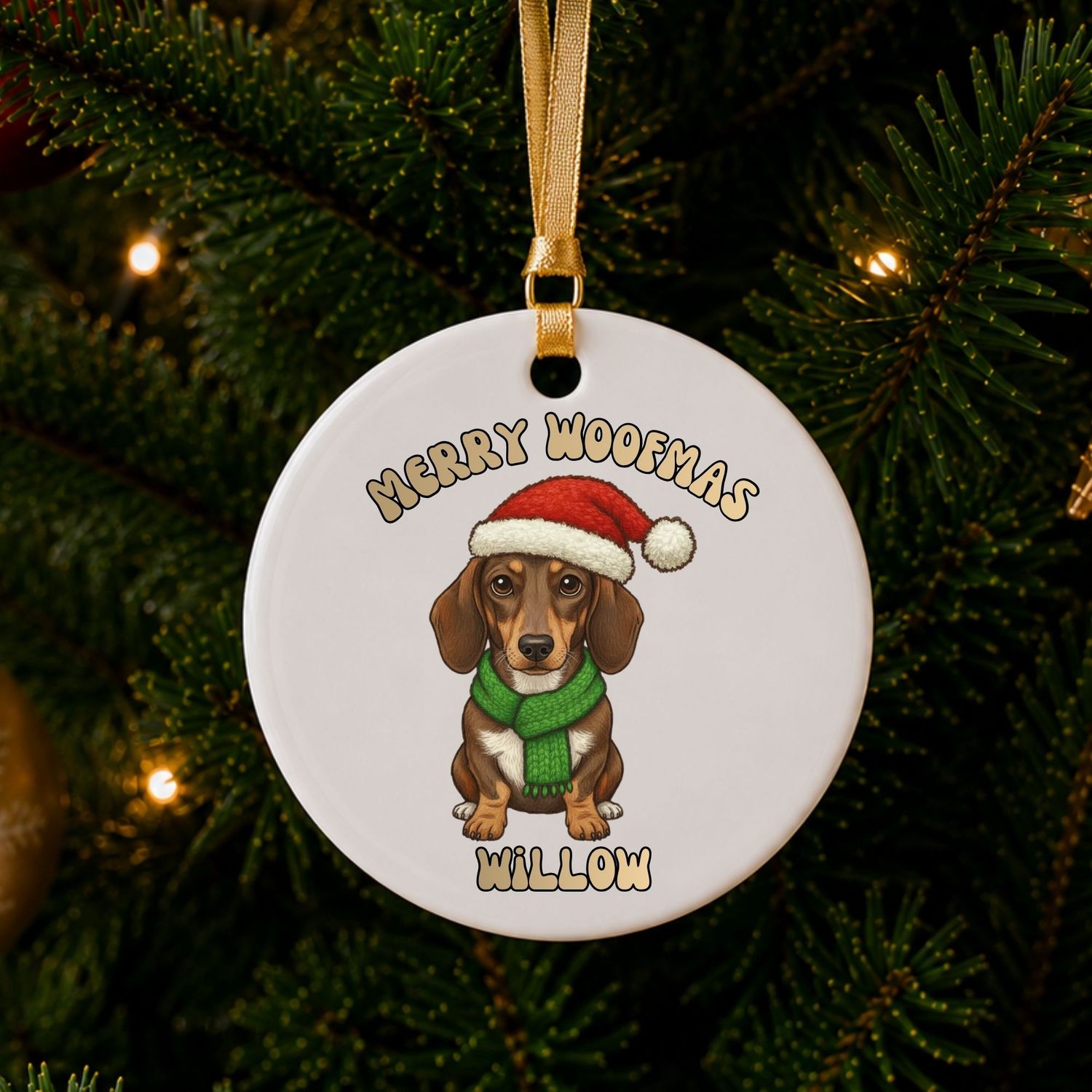 Merry Woofmas Dog 35 Breed's To Choose From UVDTF or DTF Decal