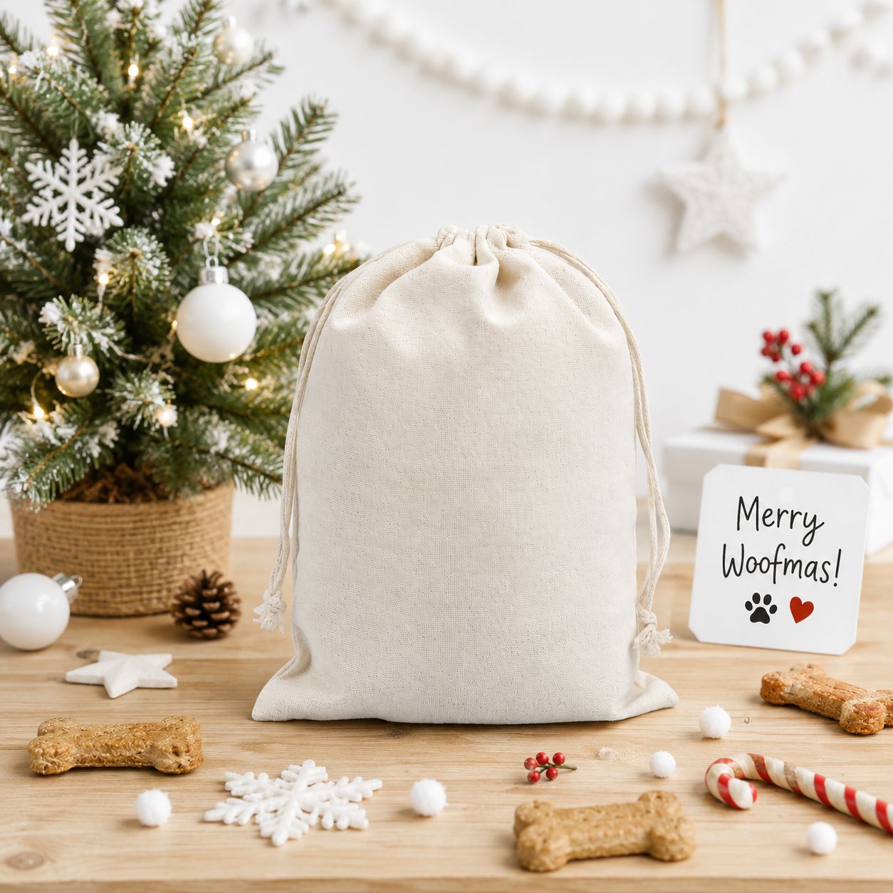 Cotton Bags 20x30cm Drawstring Craft Blank