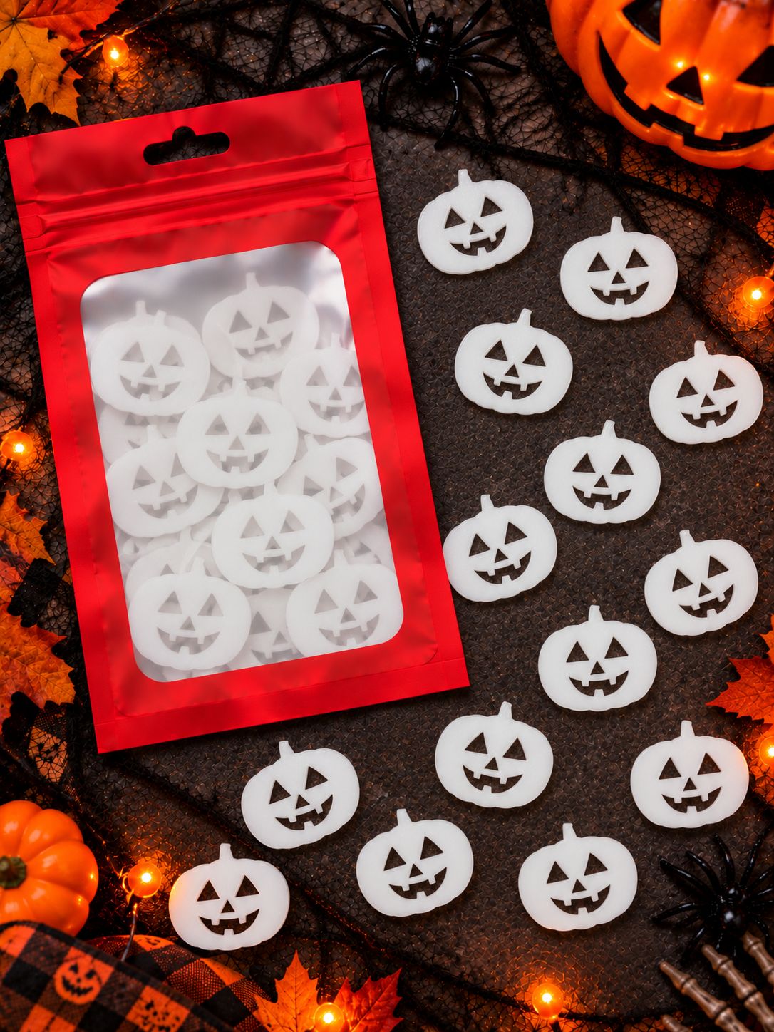Pumpkin Acrylic Or Wood Pack Of 10