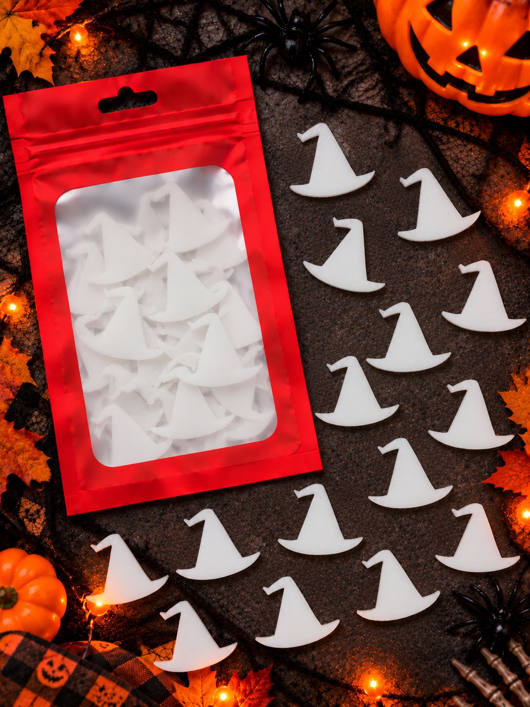 Witch's Hat Acrylic Or Wood Pack Of 10