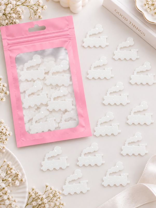 Train Shape Acrylic Or Wood Pack Of 10