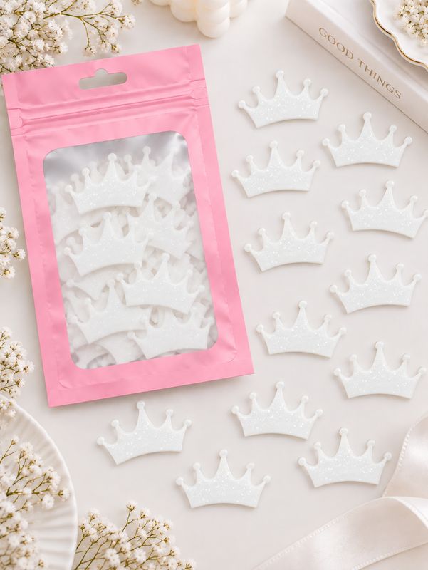 Crown Shape Acrylic Or Wood Pack Of 10