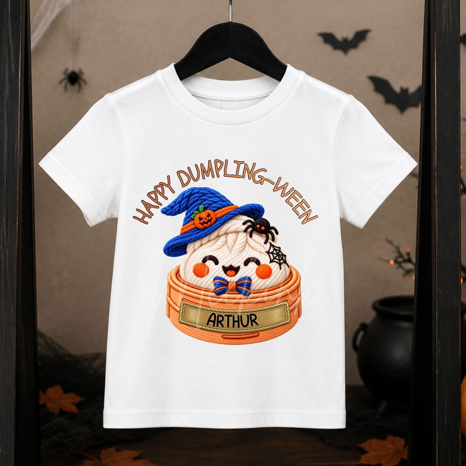 Dumpling- Ween Blue Halloween UVDTF or DTF Decal