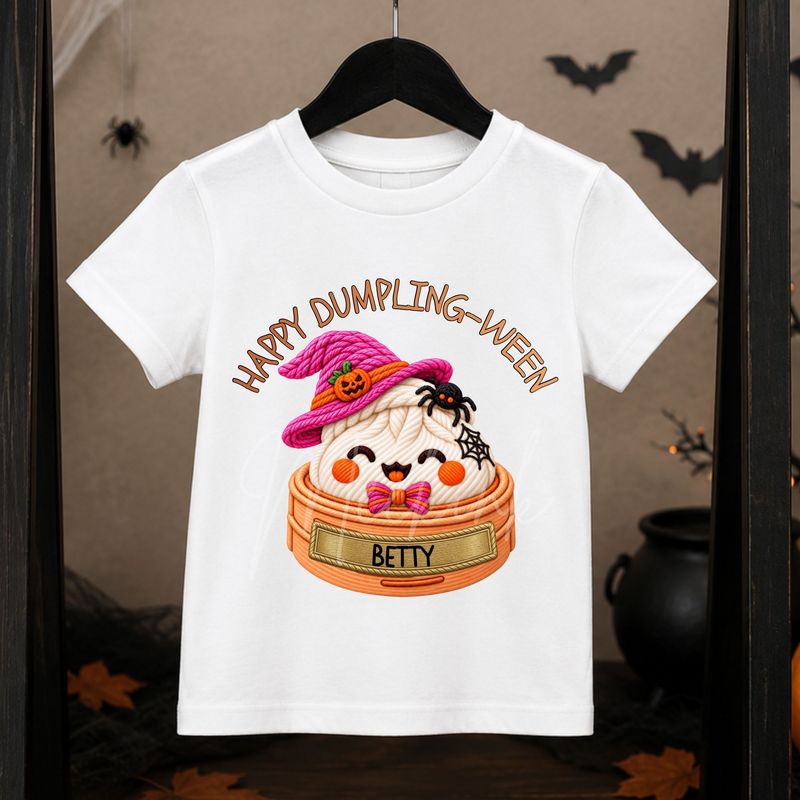 Dumpling- Ween Pink Halloween UVDTF or DTF Decal