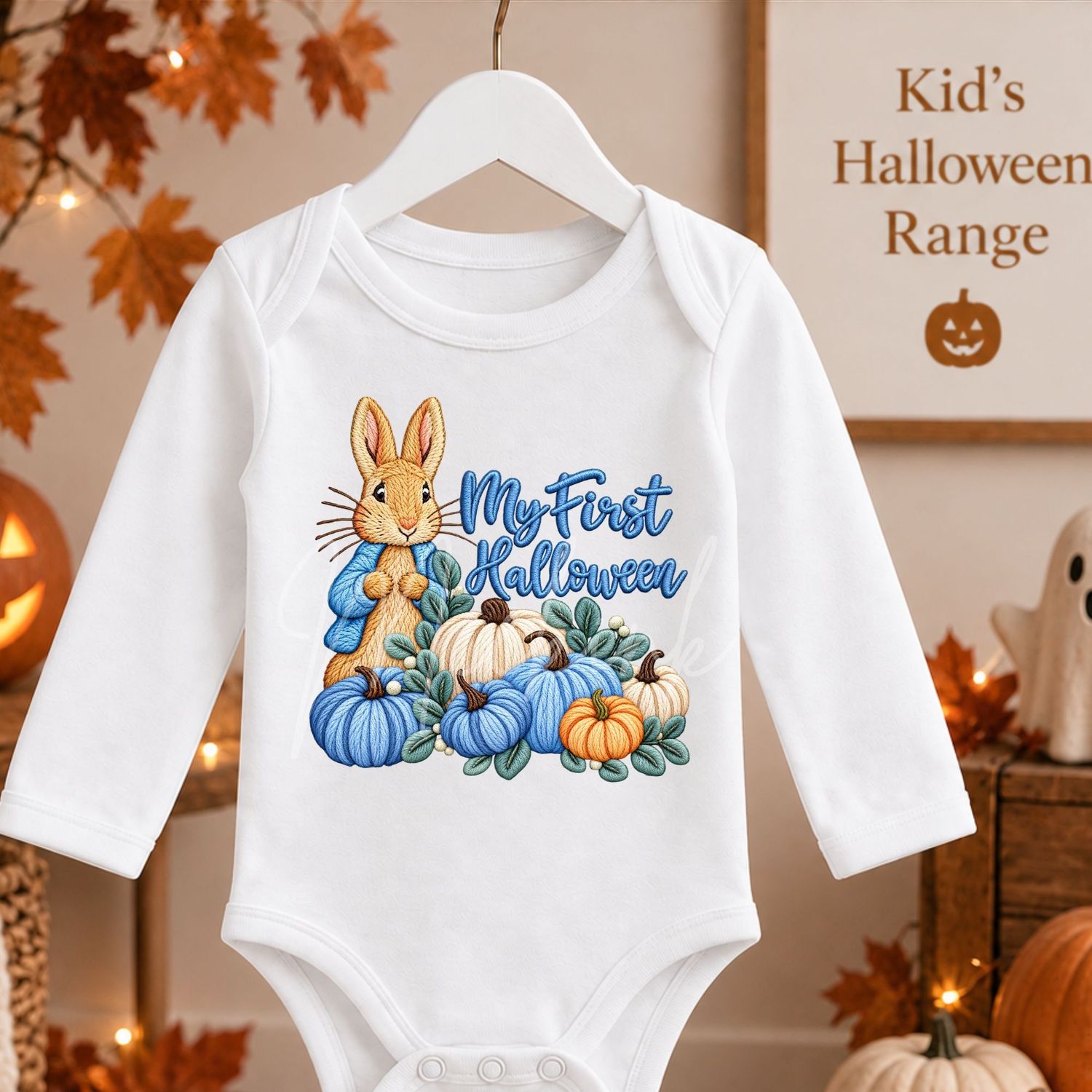 First Halloween Blue 15cm DTF PRINT