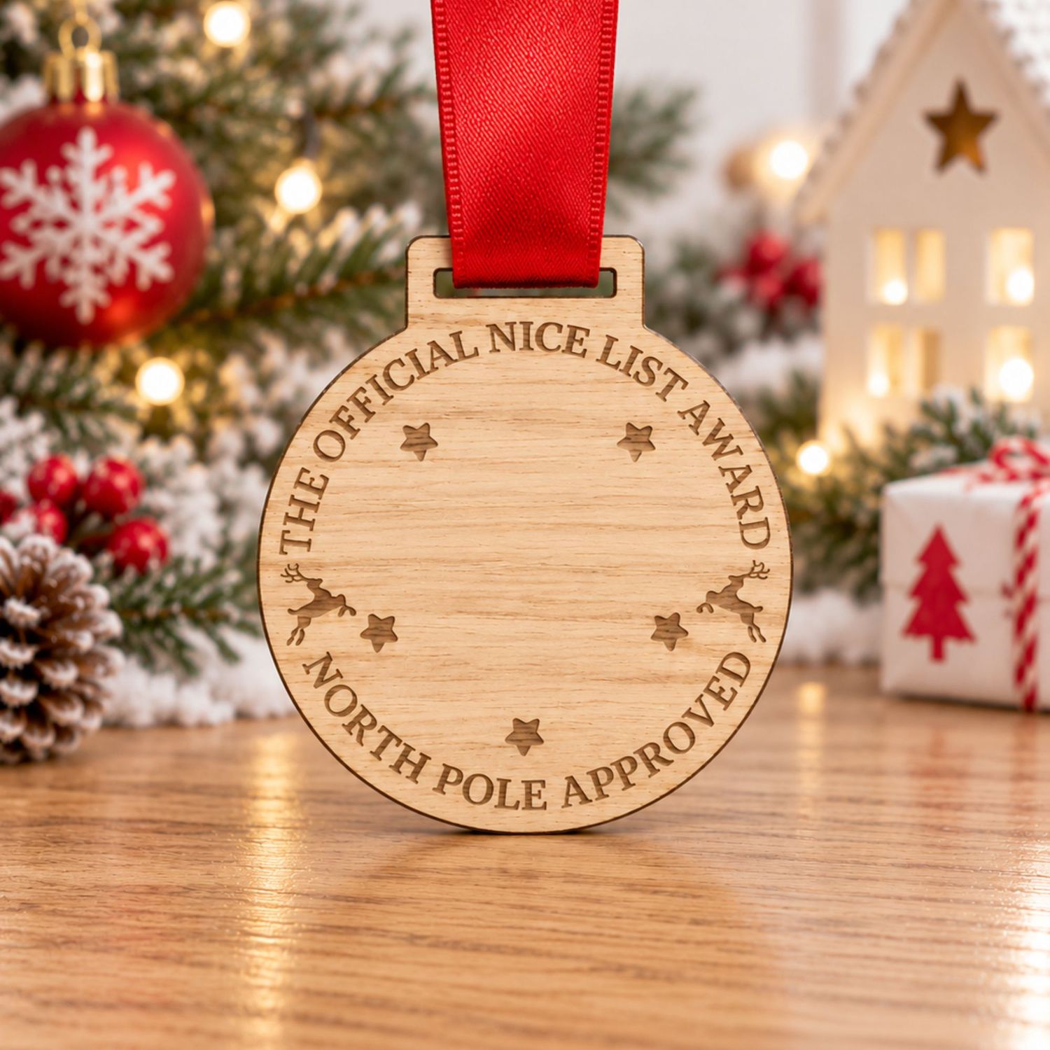 Blank Nice List Medal