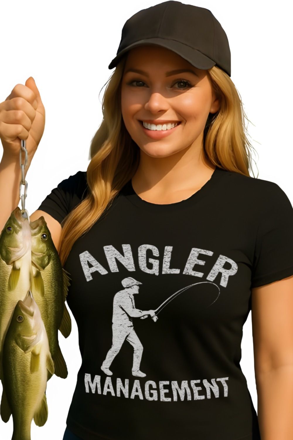 Angler Management T-Shirt | Funny Fishing Gift for Fishermen