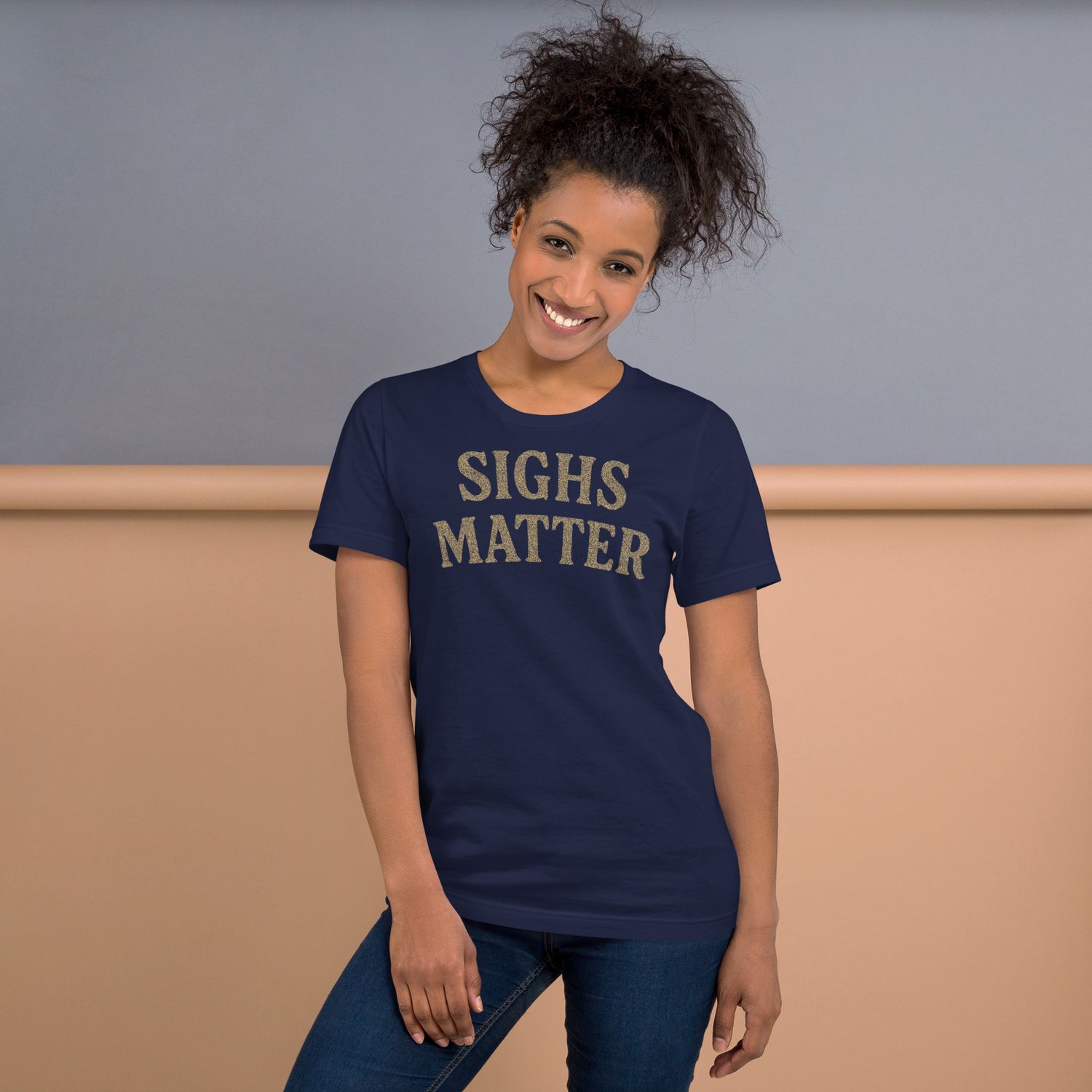 SIZE MATTERS Premium T-Shirt | Bella + Canvas 3001 Soft Unisex Tee