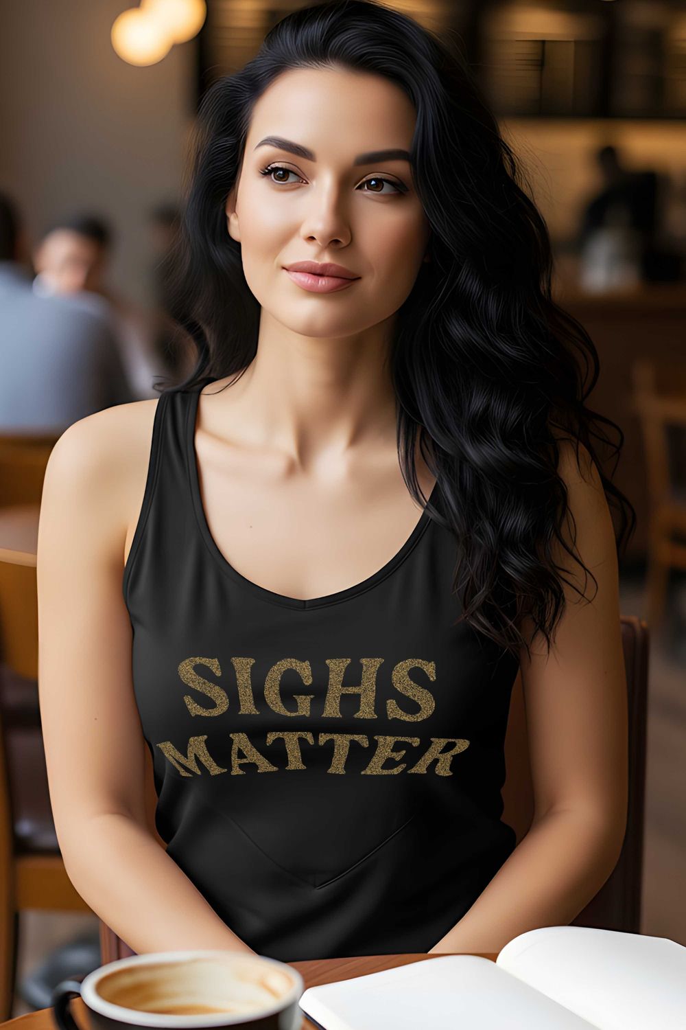 SIGHS MATTER Next Level Racerback Tank - Subtle Style &amp; Sensual Sighs