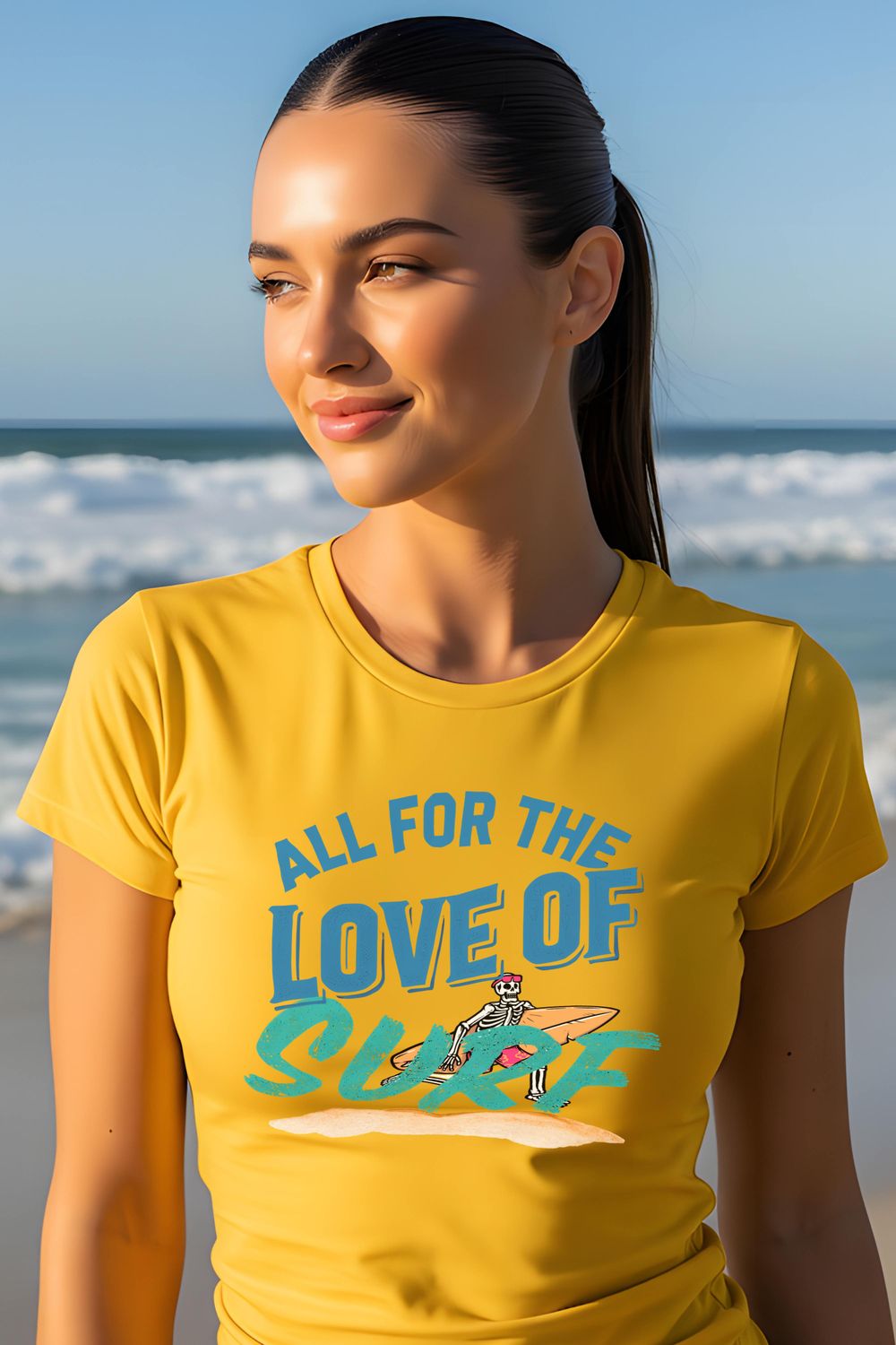 All For the Love of Surf - Gildan 5000 Classic T-Shirt