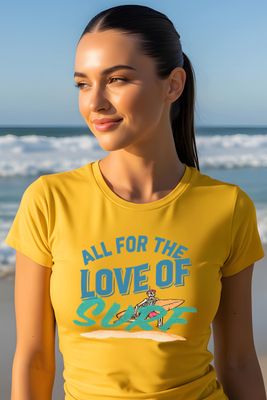 All For the Love of Surf - Gildan 5000 Classic T-Shirt