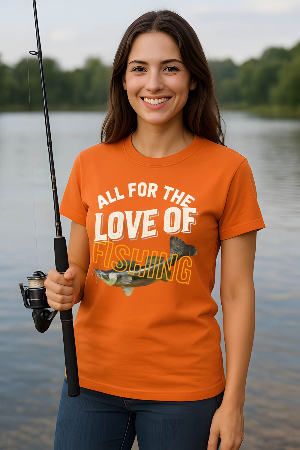 All For the Love of Fishing T-Shirt | Gildan 5000