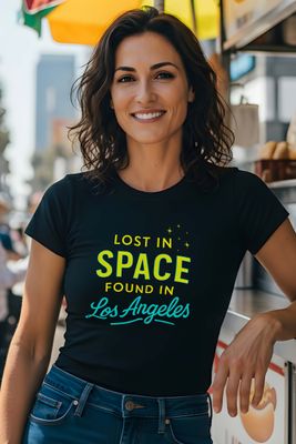 Lost in Space Found in Los Angeles T-Shirt | Gildan 64000 Softstyle | DTG Print