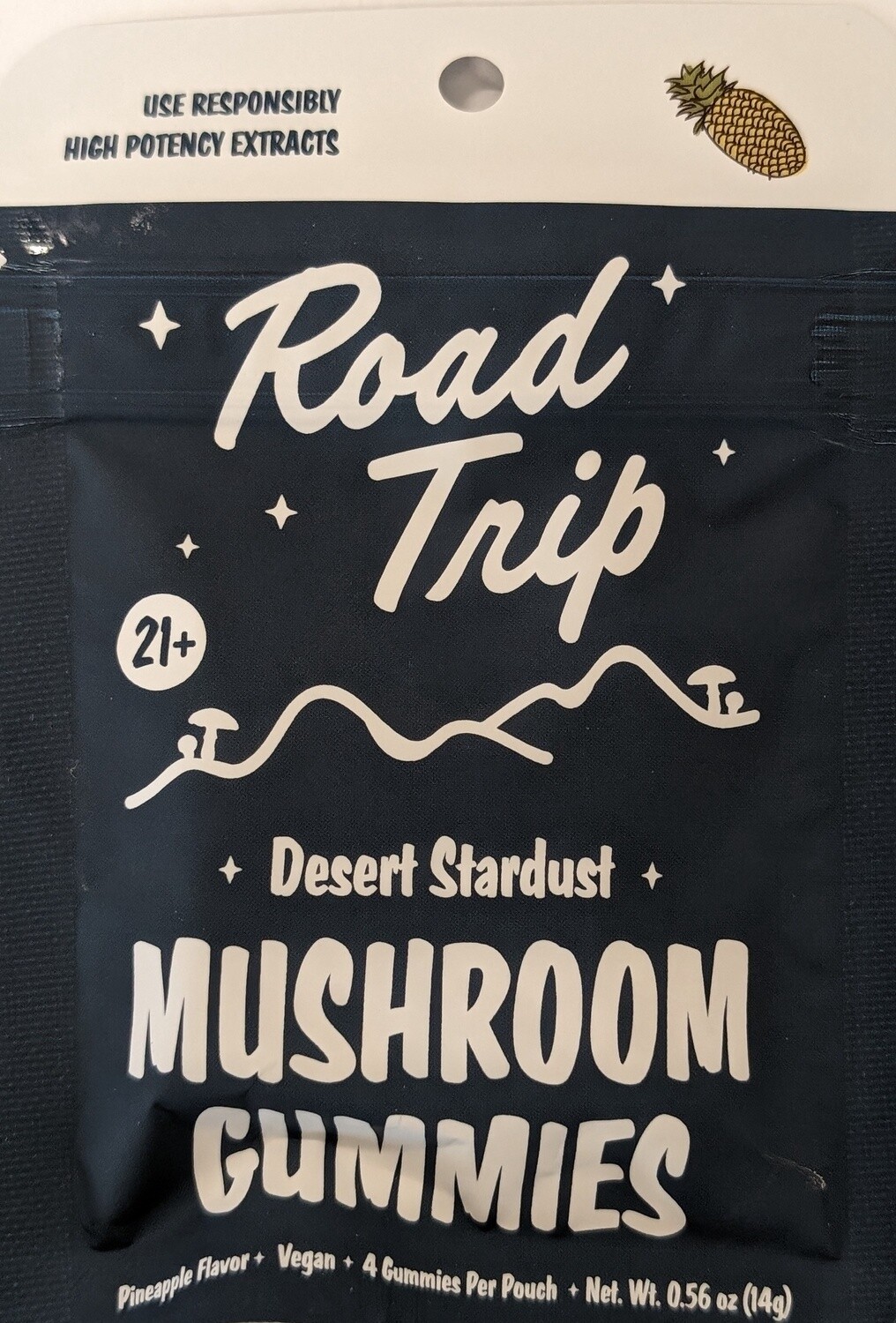 ROAD TRIP MUSHROOM GUMMIES, FLAVOR: PINEAPPLE