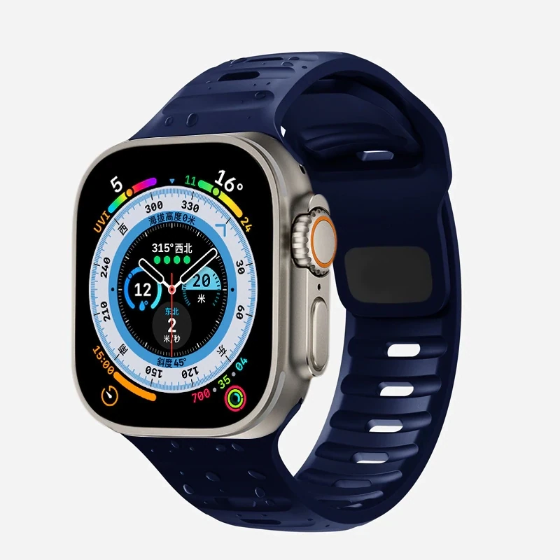 Silicone Sport Strap Band For Apple Watch Series Ultra