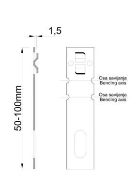 Anker čelični AN-FE - 9 komada