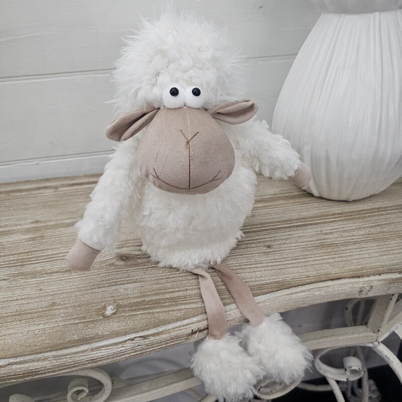 Fluffy white sheep