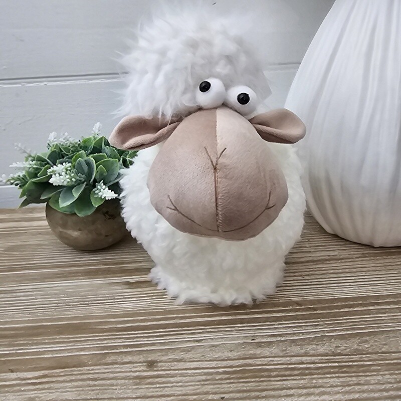 Fluffy white sheep