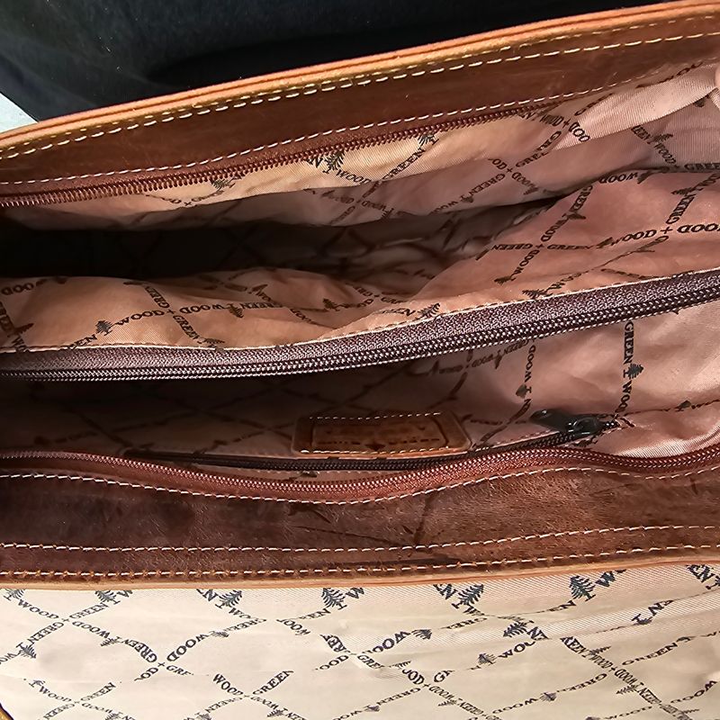 The Jordan 13 inch Leather Laptop Satchel Bag